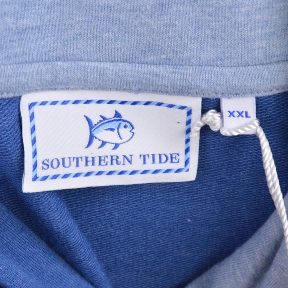 NEW Southern Tide Mens Hoodie Pullstring Blue - Picture 10 of 11